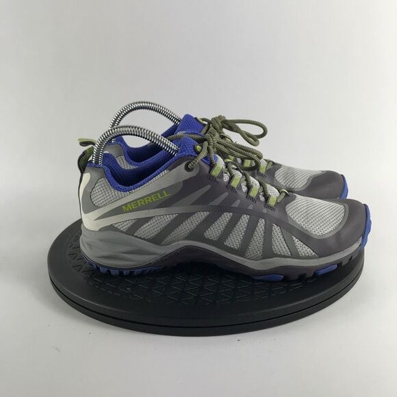 Merrell Siren Edge Q2 Gray/Blue Trail Hiking Shoes J41324 Women’s Size 7 - Picture 4 of 12